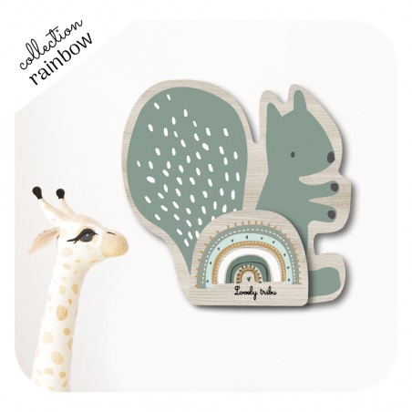 PATERE MURALE ECUREUIL - LOVELY TRIBU