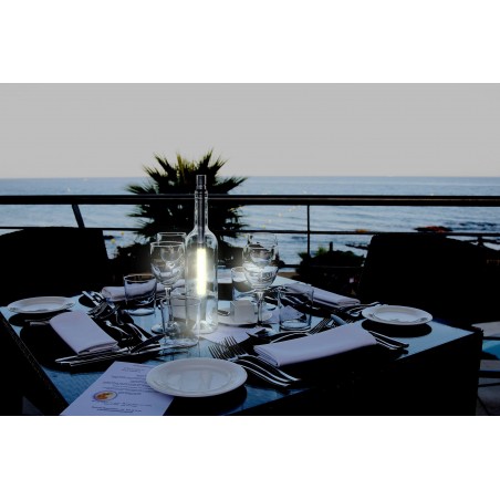 LUMINAIRE A BOUTEILLE BOTTLELIGHT BLANCHE FROIDE